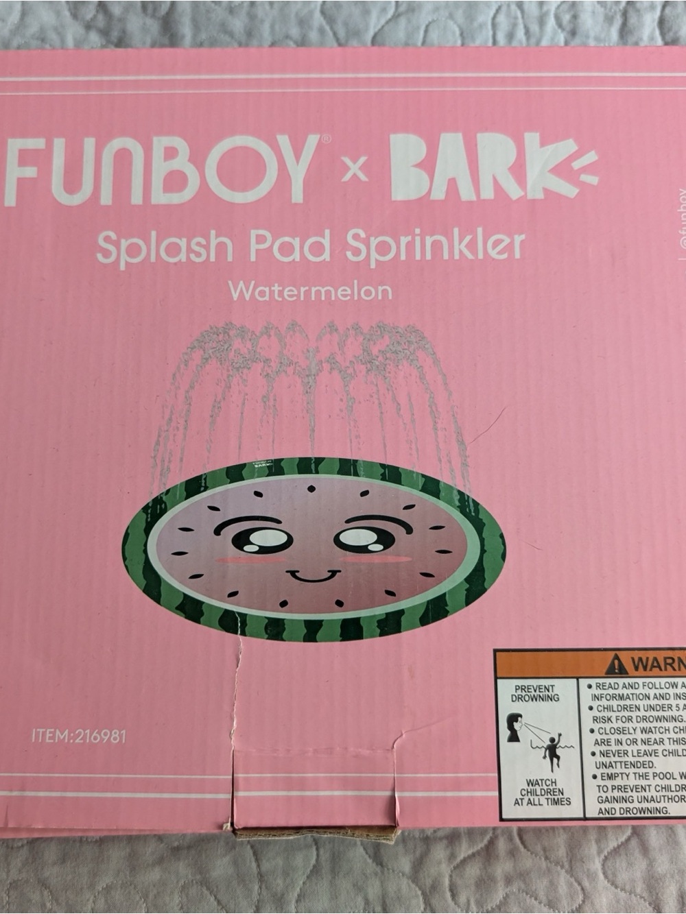 Watermelon Splash Pad Sprinkler - Pink